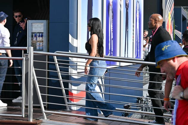 IPA85399829 - Monte Carlo, Formula 1 Monaco Grand Prix - Celebrities attend Saturday practice - Kim Kardashian and KhloÃ Kardashian Pictured: Kim Kardashian and KhloÃ Kardashian  Copyright: xManuelexMangiarottix xManuelexMangiarottix 85399829
