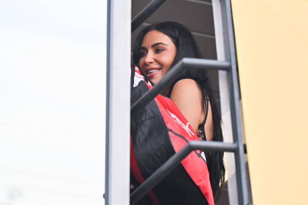 IPA85399776 - Monte Carlo, Formula 1 Monaco Grand Prix - Celebrities attend Saturday practice - Kim Kardashian and KhloÃ Kardashian Pictured: Kim Kardashian and KhloÃ Kardashian  Copyright: xManuelexMangiarottix xManuelexMangiarottix 85399776