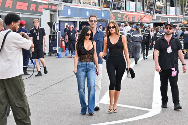 IPA85399794 - Monte Carlo, Formula 1 Monaco Grand Prix - Celebrities attend Saturday practice - Kim Kardashian and KhloÃ Kardashian Pictured: Kim Kardashian and KhloÃ Kardashian  Copyright: xManuelexMangiarottix xManuelexMangiarottix 85399794