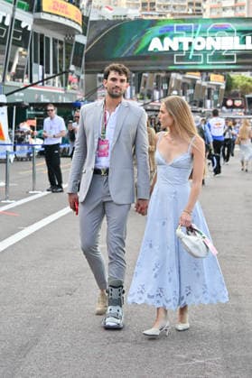 IPA85400544 - Monte Carlo, Formula 1 Monaco Grand Prix - Celebrities attend Saturday s practice In the photo: guest  Copyright: xManuelexMangiarottix xManuelexMangiarottix 85400544