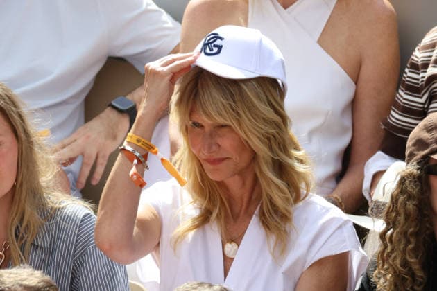 2026 French Open - Laura Dern In Stand Day 14 NB Laura Dern in stand day 14 during the 2026 French Open at Roland Garros on June 06, 2026 in Paris, France. Photo by Nasser Berzane ABACAPRESS.COM  Copyright: xBerzanexNasser ABACAx