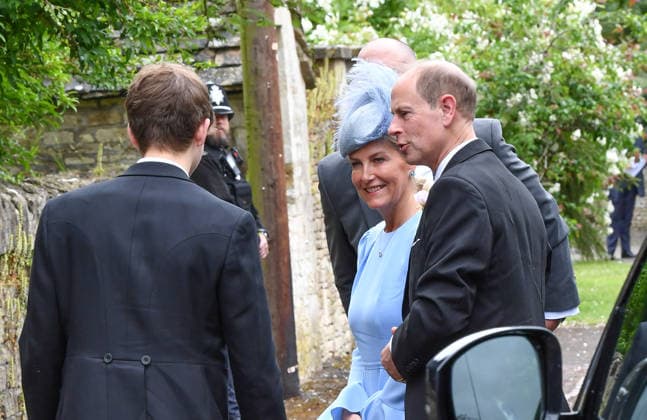 Peter Phillips Marries Harriet Sperling In Gloucestershire Sophie, Duchess of Edinburgh and Prince Edward, Duke of Edinburgh arrive for the Royal wedding of Peter Phillips and Harriet Sperling at All Saints Church on June 06, 2026 in Kemble, England. Peter Phillips, the son of Princess Anne, Princess Royal and eldest grandchild of Queen Elizabeth II, will marry NHS Nurse and writer Harriet Sperling during a ceremony at All Saints Church in Kemble, Credit:Jules Annan Avalon England  Copyright: xJulesxAnnanx xAvalonx 1108326305