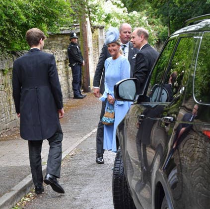 Peter Phillips Marries Harriet Sperling In Gloucestershire Sophie, Duchess of Edinburgh and Prince Edward, Duke of Edinburgh arrive for the Royal wedding of Peter Phillips and Harriet Sperling at All Saints Church on June 06, 2026 in Kemble, England. Peter Phillips, the son of Princess Anne, Princess Royal and eldest grandchild of Queen Elizabeth II, will marry NHS Nurse and writer Harriet Sperling during a ceremony at All Saints Church in Kemble, Credit:Jules Annan Avalon England  Copyright: xJulesxAnnanx xAvalonx 1108326319