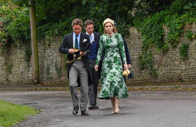 Peter Phillips Marries Harriet Sperling In Gloucestershire Edoardo Mapelli Mozzi, Jack Brooksbank, Princess Eugenie of York and Princess Beatrice of York arrive for the Royal wedding of Peter Phillips and Harriet Sperling at All Saints Church on June 06, 2026 in Kemble, England. Peter Phillips, the son of Princess Anne, Princess Royal and eldest grandchild of Queen Elizabeth II, will marry NHS Nurse and writer Harriet Sperling during a ceremony at All Saints Church in Kemble today, Credit:Jules Annan Avalon England  Copyright: xJulesxAnnanx xAvalonx 1108326434