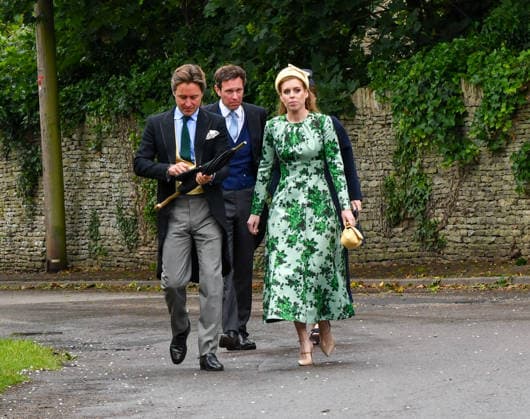 Peter Phillips Marries Harriet Sperling In Gloucestershire Edoardo Mapelli Mozzi, Jack Brooksbank, Princess Eugenie of York and Princess Beatrice of York arrive for the Royal wedding of Peter Phillips and Harriet Sperling at All Saints Church on June 06, 2026 in Kemble, England. Peter Phillips, the son of Princess Anne, Princess Royal and eldest grandchild of Queen Elizabeth II, will marry NHS Nurse and writer Harriet Sperling during a ceremony at All Saints Church in Kemble today, Credit:Jules Annan Avalon England  Copyright: xJulesxAnnanx xAvalonx 1108326443