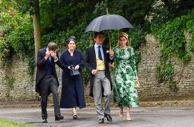 Peter Phillips Marries Harriet Sperling In Gloucestershire Edoardo Mapelli Mozzi, Jack Brooksbank, Princess Eugenie of York and Princess Beatrice of York arrive for the Royal wedding of Peter Phillips and Harriet Sperling at All Saints Church on June 06, 2026 in Kemble, England. Peter Phillips, the son of Princess Anne, Princess Royal and eldest grandchild of Queen Elizabeth II, will marry NHS Nurse and writer Harriet Sperling during a ceremony at All Saints Church in Kemble today, Credit:Jules Annan Avalon England  Copyright: xJulesxAnnanx xAvalonx 1108326462