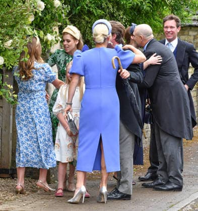 Peter Phillips Marries Harriet Sperling In Gloucestershire Edoardo Mapelli Mozzi, Jack Brooksbank, Princess Eugenie of York and Princess Beatrice of York arrive for the Royal wedding of Peter Phillips and Harriet Sperling at All Saints Church on June 06, 2026 in Kemble, England. Peter Phillips, the son of Princess Anne, Princess Royal and eldest grandchild of Queen Elizabeth II, will marry NHS Nurse and writer Harriet Sperling during a ceremony at All Saints Church in Kemble today, Credit:Jules Annan Avalon  Copyright: xJulesxAnnanx xAvalonx 1108326567