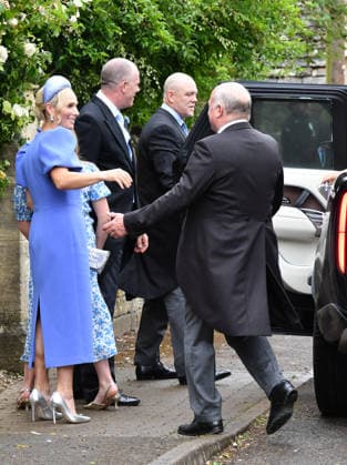Peter Phillips Marries Harriet Sperling In Gloucestershire Zara Tindalll and daughter Mia Tindall departs from the Royal wedding of Peter Phillips and Harriet Sperling at All Saints Church on June 06, 2026 in Kemble, England. Peter Phillips, the son of Princess Anne, Princess Royal and eldest grandchild of Queen Elizabeth II, married NHS Nurse and writer Harriet Sperling during a ceremony at All Saints Church in Kemble today., Credit:Jules Annan Avalon  Copyright: xJulesxAnnanx xAvalonx 1108326659