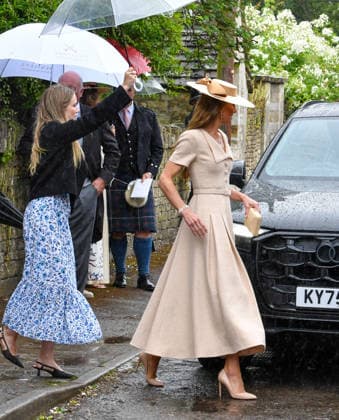 Peter Phillips Marries Harriet Sperling In Gloucestershire Catherine, Princess of Wales and Prince William, Prince of Wales arrive for the Royal wedding of Peter Phillips and Harriet Sperling at All Saints Church on June 06, 2026 in Kemble, England. Peter Phillips, the son of Princess Anne, Princess Royal and eldest grandchild of Queen Elizabeth II, will marry NHS Nurse and writer Harriet Sperling during a ceremony at All Saints Church in Kemble today., Credit:Jules Annan Avalon England  Copyright: xJulesxAnnanx xAvalonx 1108332639
