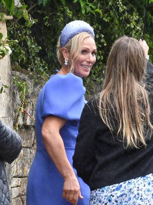 Peter Phillips Marries Harriet Sperling In Gloucestershire Zara Tindall and husband Mike Tindall leave the Royal wedding of Peter Phillips and Harriet Sperling at All Saints Church on June 06, 2026 in Kemble, England. Peter Phillips, the son of Princess Anne, Princess Royal and eldest grandchild of Queen Elizabeth II, will marry NHS Nurse and writer Harriet Sperling during a ceremony at All Saints Church in Kemble today., Credit:Jules Annan Avalon England  Copyright: xJulesxAnnanx xAvalonx 1108332662