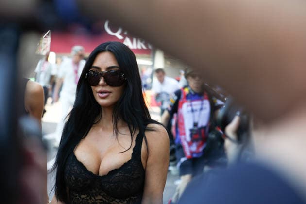 June 6, 2026, Monte-Carlo, Monaco: KIM KARDASHIAN is spotted attending the Qualifying session of the Formula 1 Grand Prix of Monaco 2026. Monte-Carlo Monaco  - ZUMAc179 20260606_zep_c179_105 Copyright: xMickaelxChavetx