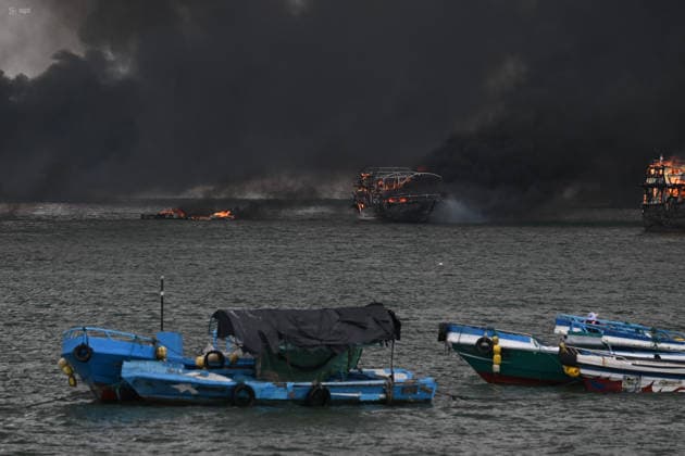MANTA FIRE BOATS Manta, June 06, 2026 Fire of several boats in the Port of Manta API PHOTO ARIEL OCHOA Manta Manta ManaboÂ Ecuador DIS MANTA FIRE BOATS 00e311843918229a791a00b84347c47c Copyright: xArielxOchoax