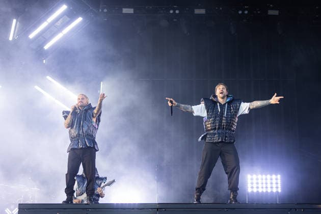 Rock am Ring 2026, Tag 2, 6.6.2026 Electric Callboy aus Castrop-Rauxel -- Mit dem Traditionsfestival Rock am Ring am Nürburgring in der Eifel startet in Deutschland die Festival-Saison. Rock am Ring findet in diesem Jahr vom 5. bis 7. Juni statt. Rund 80 Bands und Künstler stehen auf einer der drei großen Bühnen. Nürburg Nürburgring Rheinland-Pfalz Deutschland *** Rock am Ring 2026, Day 2, 6 6 2026 Electric Callboy from Castrop Rauxel The traditional Rock am Ring festival at the Nürburgring in the Eifel region kicks off the festival season in Germany Rock am Ring will take place this year from June 5 to 7 Around 80 bands and artists will perform on one of the three large stages Nürburg Nürburgring Rhineland-Palatinate Germany Copyright: xSebastianxDerixx
