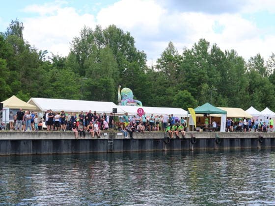 Lausitzer Kutterregatta. Der Ruderwettkampf der Firmen und Vereine, organisiert von Lausitzer Wassersportfreunde e.V., Jugendhaus Wartburg e.V. im Hafen Hagenwerder, Hafenstraße 100, 02827 Görlitz am Berzdorfer See am 06.6.2026 *** Lusatian Cutter Regatta The rowing competition of companies and clubs, organized by Lausitzer Wassersportfreunde e V , Jugendhaus Wartburg e V in Hagenwerder harbour, Hafenstraße 100, 02827 Görlitz on Lake Berzdorf on 06 6 2026 Copyright: xMatthiasxWehnertx