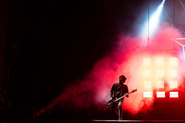 Kaspar Boye Larsen (Bass) während des Auftritts der dänischen Rockband Volbeat im Rahmen des Festivals Rock am Ring 2026 am Nürburgring. Nürburg Rock am Ring Rheinland-Pfalz Germany *** Kaspar Boye Larsen bass during the performance of the Danish rock band Volbeat as part of the Rock am Ring 2026 festival at the Nürburgring Nürburg Rock am Ring Rheinland Pfalz Germany