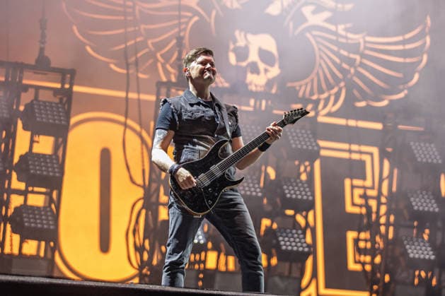 Rock am Ring 2026 - Volbeat - 06.06.26 Volbeat auf der Utopia Stage Flemming C. Lund (Gitarre) - Zweiter Festivaltag am Samstag, 06.06.2026, bei Rock am Ring 2026 am Nürburgring in der Eifel. Das dreitägige Musikfestival findet vom 5. bis 7. Juni 2026 statt und gehört zu den größten Open-Air-Festivals Deutschlands. Nürburg Nürburgring Rheinland-Pfalz Deutschland *** Rock am Ring 2026 Volbeat 06 06 26 Volbeat on the Utopia Stage Flemming C Lund Guitar Second festival day on Saturday, 06 06 2026, at Rock am Ring 2026 at the Nürburgring in the Eifel The three-day music festival takes place from June 5 to 7, 2026 and is one of the largest open air festivals in Germany Nürburg Nürburgring Rhineland-Palatinate Germany Copyright: xMarcxJohnx