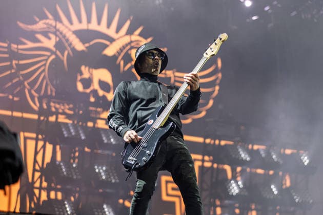 Rock am Ring 2026 - Volbeat - 06.06.26 Volbeat auf der Utopia Stage. Kaspar Boye Larsen (Bass) - Zweiter Festivaltag am Samstag, 06.06.2026, bei Rock am Ring 2026 am Nürburgring in der Eifel. Das dreitägige Musikfestival findet vom 5. bis 7. Juni 2026 statt und gehört zu den größten Open-Air-Festivals Deutschlands. Nürburg Nürburgring Rheinland-Pfalz Deutschland *** Rock am Ring 2026 Volbeat 06 06 26 Volbeat on the Utopia Stage Kaspar Boye Larsen Bass Second festival day on Saturday, 06 06 2026, at Rock am Ring 2026 at the Nürburgring in the Eifel The three-day music festival takes place from June 5 to 7, 2026 and is one of the largest open air festivals in Germany Nürburg Nürburgring Rhineland-Palatinate Germany Copyright: xMarcxJohnx