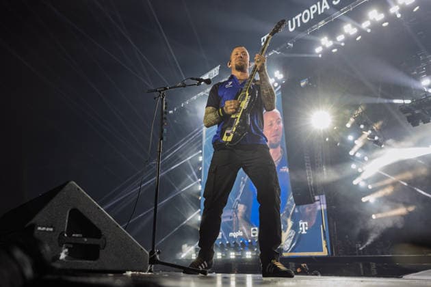 Rock am Ring 2026 - Volbeat - 06.06.26 Volbeat auf der Utopia Stage. Michael Poulsen (Gesang) - Zweiter Festivaltag am Samstag, 06.06.2026, bei Rock am Ring 2026 am Nürburgring in der Eifel. Das dreitägige Musikfestival findet vom 5. bis 7. Juni 2026 statt und gehört zu den größten Open-Air-Festivals Deutschlands. Nürburg Nürburgring Rheinland-Pfalz Deutschland *** Rock am Ring 2026 Volbeat 06 06 26 Volbeat on the Utopia Stage Michael Poulsen Vocals Second festival day on Saturday, 06 06 2026, at Rock am Ring 2026 at the Nürburgring in the Eifel The three-day music festival takes place from June 5 to 7, 2026 and is one of the largest open air festivals in Germany Nürburg Nürburgring Rhineland-Palatinate Germany Copyright: xMarcxJohnx