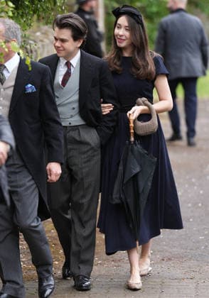 The Wedding of Harriet Sperling to Peter Phillips Samuel Chatto and Eleanor Ekserdjian attend the Wedding of Harriet Sperling to Peter Phillips at All Saints Church, Kemble, Gloucestershire, UK, on the 6th June 2026. Picture by James Whatling Kemble All Saints Church Gloucestershire United Kingdom  WHA-0825