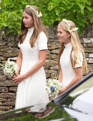 The Wedding of Harriet Sperling to Peter Phillips Georgina Sperling and Isla Phillips attend the Wedding of Harriet Sperling to Peter Phillips at All Saints Church, Kemble, Gloucestershire, UK, on the 6th June 2026. Picture by James Whatling Kemble All Saints Church Gloucestershire United Kingdom  WHA-0825