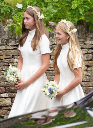 The Wedding of Harriet Sperling to Peter Phillips Georgina Sperling and Isla Phillips attend the Wedding of Harriet Sperling to Peter Phillips at All Saints Church, Kemble, Gloucestershire, UK, on the 6th June 2026. Picture by James Whatling Kemble All Saints Church Gloucestershire United Kingdom  WHA-0825