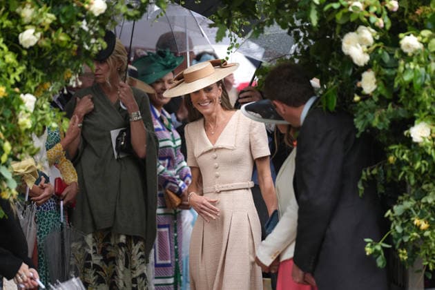 The Wedding of Harriet Sperling to Peter Phillips The Princess of Wales attends the Wedding of Harriet Sperling to Peter Phillips at All Saints Church, Kemble, Gloucestershire, UK, on the 6th June 2026. Picture by James Whatling Kemble All Saints Church Gloucestershire United Kingdom  WHA-0825