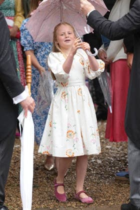 The Wedding of Harriet Sperling to Peter Phillips Lena Tindall attends the Wedding of Harriet Sperling to Peter Phillips at All Saints Church, Kemble, Gloucestershire, UK, on the 6th June 2026. Picture by James Whatling Kemble All Saints Church Gloucestershire United Kingdom  WHA-0825