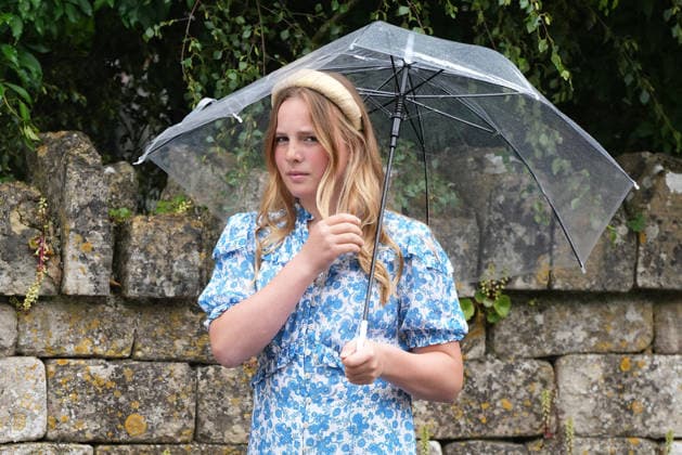 The Wedding of Harriet Sperling to Peter Phillips Mia Tindall attends the Wedding of Harriet Sperling to Peter Phillips at All Saints Church, Kemble, Gloucestershire, UK, on the 6th June 2026. Picture by James Whatling Kemble All Saints Church Gloucestershire United Kingdom  WHA-0825