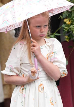 The Wedding of Harriet Sperling to Peter Phillips Lena Tindall attends the Wedding of Harriet Sperling to Peter Phillips at All Saints Church, Kemble, Gloucestershire, UK, on the 6th June 2026. Picture by James Whatling Kemble All Saints Church Gloucestershire United Kingdom  WHA-0825