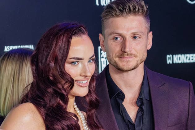 06.06.2026. Leverkusen. (r-l) Tommy Pedroni mit Freundin Paulina am Rande des Fame Fighting, das große Promibox-Event von BILD und Eugen Lopez in der Leverkusener Ostermann Arena. Zum ersten Mal in Kooperation mit dem britischen Pendant Misfits Boxing und dem internationalen Medienpartner The Sun. Leverkusen Ostermann Arena Nordrhein-Westfalen Deutschland *** 06 06 2026 Leverkusen r l Tommy Pedroni with girlfriend Paulina on the sidelines of Fame Fighting, the big celebrity boxing event organized by BILD and Eugen Lopez at the Ostermann Arena in Leverkusen For the first time in cooperation with the British counterpart Misfits Boxing and the international media partner The Sun Leverkusen Ostermann Arena North Rhine-Westphalia Germany