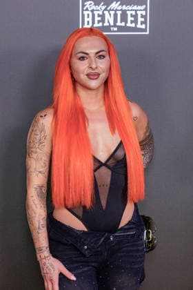 06.06.2026. Leverkusen. Franziska Apollonia am Rande des Fame Fighting, das große Promibox-Event von BILD und Eugen Lopez in der Leverkusener Ostermann Arena. Zum ersten Mal in Kooperation mit dem britischen Pendant Misfits Boxing und dem internationalen Medienpartner The Sun. Leverkusen Ostermann Arena Nordrhein-Westfalen Deutschland *** 06 06 2026 Leverkusen Franziska Apollonia on the verge of Fame Fighting, the big celebrity boxing event by BILD and Eugen Lopez in the Ostermann Arena in Leverkusen For the first time in cooperation with the British counterpart Misfits Boxing and the international media partner The Sun Leverkusen Ostermann Arena North Rhine-Westphalia Germany