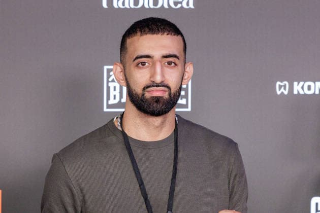 06.06.2026. Leverkusen. Slim Albaher am Rande des Fame Fighting, das große Promibox-Event von BILD und Eugen Lopez in der Leverkusener Ostermann Arena. Zum ersten Mal in Kooperation mit dem britischen Pendant Misfits Boxing und dem internationalen Medienpartner The Sun. Leverkusen Ostermann Arena Nordrhein-Westfalen Deutschland *** 06 06 2026 Leverkusen Slim Albaher on the verge of Fame Fighting, the big celebrity boxing event by BILD and Eugen Lopez in the Ostermann Arena in Leverkusen For the first time in cooperation with the British counterpart Misfits Boxing and the international media partner The Sun Leverkusen Ostermann Arena North Rhine-Westphalia Germany