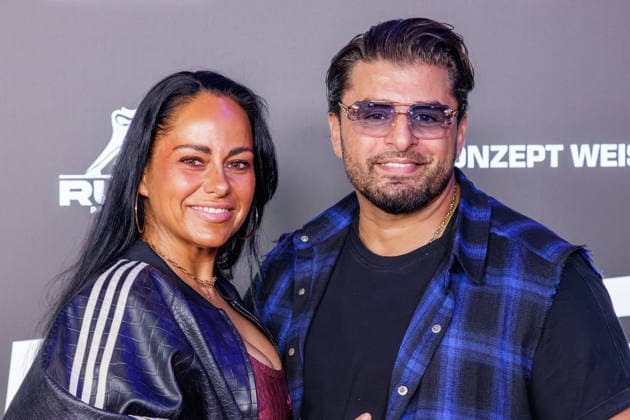 06.06.2026. Leverkusen. (r-l) Severino Seeger mit Freundin Nadine am Rande des Fame Fighting, das große Promibox-Event von BILD und Eugen Lopez in der Leverkusener Ostermann Arena. Zum ersten Mal in Kooperation mit dem britischen Pendant Misfits Boxing und dem internationalen Medienpartner The Sun. Leverkusen Ostermann Arena Nordrhein-Westfalen Deutschland *** 06 06 2026 Leverkusen r l Severino Seeger with girlfriend Nadine on the sidelines of Fame Fighting, the big celebrity boxing event organized by BILD and Eugen Lopez at the Ostermann Arena in Leverkusen For the first time in cooperation with British counterpart Misfits Boxing and international media partner The Sun Leverkusen Ostermann Arena North Rhine-Westphalia Germany