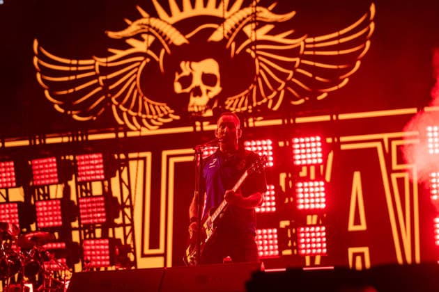 Rock am Ring 2026, Tag 2, 6.6.2026 Headliner Volbeat am Samstag -- Mit dem Traditionsfestival Rock am Ring am Nürburgring in der Eifel startet in Deutschland die Festival-Saison. Rock am Ring findet in diesem Jahr vom 5. bis 7. Juni statt. Rund 80 Bands und Künstler stehen auf einer der drei großen Bühnen. Nürburg Nürburgring Rheinland-Pfalz Deutschland *** Rock am Ring 2026, Day 2, 6 6 2026 Headliner Volbeat on Saturday The traditional Rock am Ring festival at the Nürburgring in the Eifel region kicks off the festival season in Germany Rock am Ring will take place this year from 5 to 7 June Around 80 bands and artists will perform on one of the three large stages Nürburg Nürburgring Rhineland-Palatinate Germany Copyright: xSebastianxDerixx