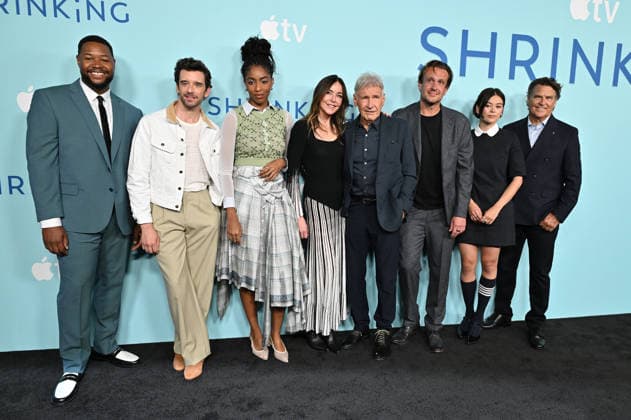 Apple TV™s ˜Shrinking™ Emmy FYC Luke Tennie, Michael Urie, Jessica Williams, Christa Miller, Harrison Ford, Jason Segel, Lukita Maxwell and Ted McGinley arriving to Apple TV™s Shrinking? Emmy FYC event screening held at the Directors Guild Theatre on June 6, 2026 in Los Angeles, CA. Los Angeles Directors Guild Theatre California USA Copyright: xLisaxOConnorx xAFF-USA.comx