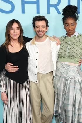 Shrinking Emmy FYC Event Screening LOS ANGELES, CALIFORNIA - JUNE 06: Christa Miller, Michael Urie and Jessica Williams at Apple TV s Shrinking Emmy FYC Event Screening at DGA Theater Complex on June 06, 2026 in Los Angeles, California Credit: AdMedia EDITORIAL USE ONLY  Copyright: xx AdMediax admphotosthree000580