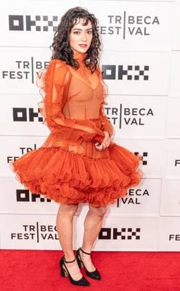 June 6, 2026, New York, New York, USA: Angela Wong Carbone wearing dress by Nigerian designer Cynthia Abila attends premiere of The Last Day at Tribeca Film Festival at BMCC in New York, NY on June 6, 2026. New York USA - ZUMAr339 20260606_znp_r339_046 Copyright: xLevxRadinx