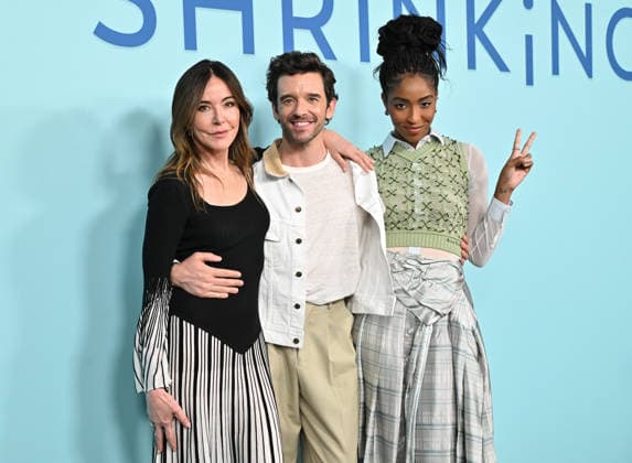 Apple TV™s ˜Shrinking™ Emmy FYC Christa Miller, Michael Urie and Jessica Williams arriving to Apple TV™s Shrinking Emmy FYC event screening held at the Directors Guild Theatre on June 6, 2026 in Los Angeles, CA. Los Angeles Directors Guild Theatre California USA Copyright: xLisaxOConnorx xAFF-USA.comx