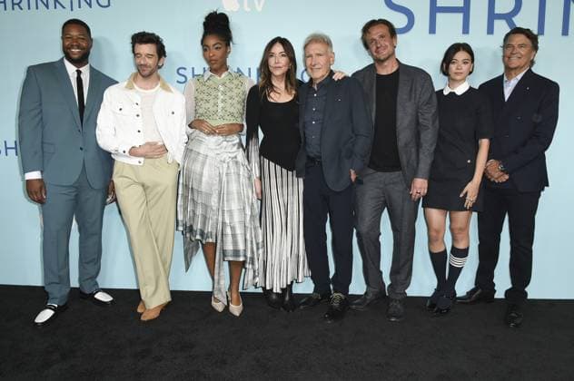 Luke Tennie, Michael Urie, Jessica Williams, Christa Miller, Harrison Ford, Jason Segel, Lukita Maxwell at arrivals for SHRINKING Official Emmy FYC Red Carpet, Directors Guild of America DGA Theater Complex, Los Angeles, CA, June 06, 2026. Photo By: Elizabeth Goodenough Everett Collection SHRINKING Official Emmy FYC Red Carpet PUBLICATIONXNOTxINxCANxCHNxFRAxITAxJPNxNORxPOLxRUSxESPxUKxUSA
