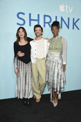 Christa Miller, Michael Urie, Jessica Williams at arrivals for SHRINKING Official Emmy FYC Red Carpet, Directors Guild of America DGA Theater Complex, Los Angeles, CA, June 06, 2026. Photo By: Elizabeth Goodenough Everett Collection SHRINKING Official Emmy FYC Red Carpet PUBLICATIONXNOTxINxCANxCHNxFRAxITAxJPNxNORxPOLxRUSxESPxUKxUSA