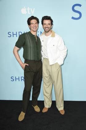 Devin Kawaoka, Michael Urie at arrivals for SHRINKING Official Emmy FYC Red Carpet, Directors Guild of America DGA Theater Complex, Los Angeles, CA, June 06, 2026. Photo By: Elizabeth Goodenough Everett Collection SHRINKING Official Emmy FYC Red Carpet PUBLICATIONXNOTxINxCANxCHNxFRAxITAxJPNxNORxPOLxRUSxESPxUKxUSA