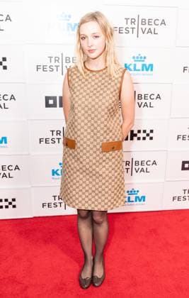 June 6, 2026, New York, New York, USA: Chloe Kerwin wearing dress by Gucci attends premiere of Happy Hours at Tribeca Film Festival at BMCC in New York, NY on June 6, 2026. New York USA - ZUMAr339 20260606_znp_r339_153 Copyright: xLevxRadinx