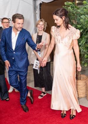 June 6, 2026, New York, New York, USA: Joshua Jackson and Katie Holmes attend premiere of Happy Hours at Tribeca Film Festival at BMCC in New York, NY on June 6, 2026. New York USA - ZUMAr339 20260606_znp_r339_162 Copyright: xLevxRadinx