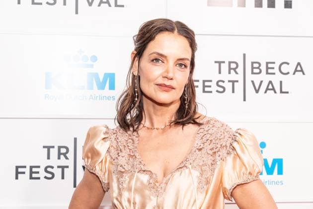 June 6, 2026, New York, New York, USA: Katie Holmes wearing dress by Chloe attends premiere of Happy Hours at Tribeca Film Festival at BMCC in New York, NY on June 6, 2026. New York USA - ZUMAr339 20260606_znp_r339_168 Copyright: xLevxRadinx