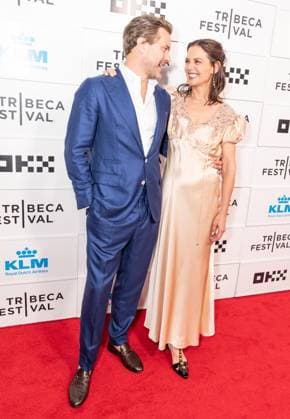 June 6, 2026, New York, New York, USA: Joshua Jackson and Katie Holmes attend premiere of Happy Hours at Tribeca Film Festival at BMCC in New York, NY on June 6, 2026. New York USA - ZUMAr339 20260606_znp_r339_172 Copyright: xLevxRadinx
