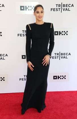 Tribeca Festival - Only What We Carry Premiere - NYC French actress Sofia Boutella attends the premiere Only What We Carry at the Tribeca Film Festival in New York, NY on June 6, 2026. Photo by Charles Guerin ABACAPRESS.COM New York City NY United States  Copyright: xGuerinxCharles ABACAx