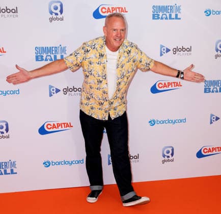 Fatboy Slim (Norman Cook) attends Capital™s Summertime Ball with Barclaycard 2026, at Wembley Stadium in London, England. UK. Saturday 6th June 2026. Copyright: xJamesxWarrenx CAPITAL SUMMERTIME BALL-1
