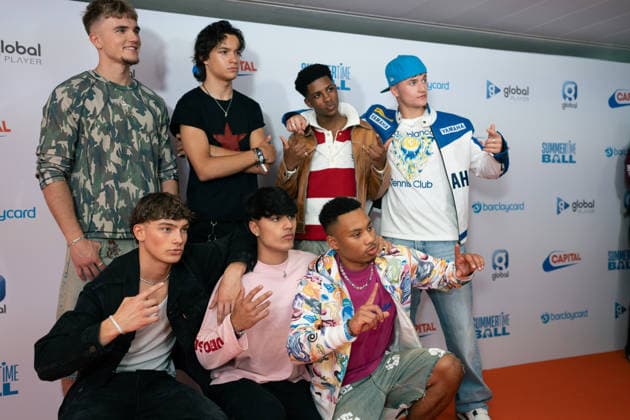 Capital s Summertime Ball 2026 - Arrivals in London, UK - 06 Jun 2026 (L-R) Josh Olliver, Hendrik Christoffersen, Danny Bretherton, Nicolas Alves, John Fadare, Cruz Lee-Ojo and Seán Hayden from December 10 attend Capital s Summertime Ball 2026 at Wembley Stadium. London United Kingdom Copyright: xLounisxTiarx xSOPAxImagesx DSC02688