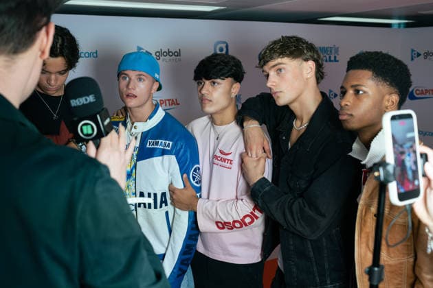 Capital s Summertime Ball 2026 - Arrivals in London, UK - 06 Jun 2026 (L-R) Josh Olliver, Hendrik Christoffersen, Danny Bretherton, Nicolas Alves, John Fadare, Cruz Lee-Ojo and Seán Hayden from December 10 attend Capital s Summertime Ball 2026 at Wembley Stadium. London United Kingdom Copyright: xLounisxTiarx xSOPAxImagesx DSC02705