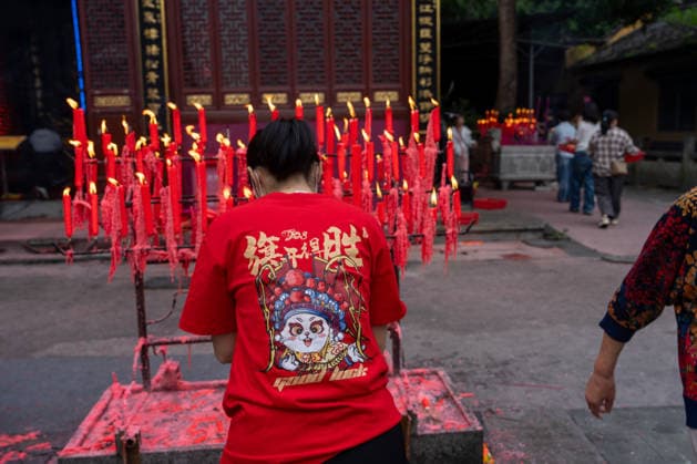 JINHUA, CHINA - JUNE 07: Parents pray for students inside an ancient temple on June 7, 2026 in Lanxi, Zhejiang Province of China. The first day of the 2026 national college entrance exam, known as Gaokao, has begun across the country.  Copyright: xVCGx 111646633883